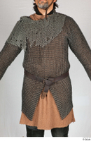  Photos Medieval Knight in mail armor 9 Medieval soldier chainmail armor cloth gambeson upper body 0001.jpg